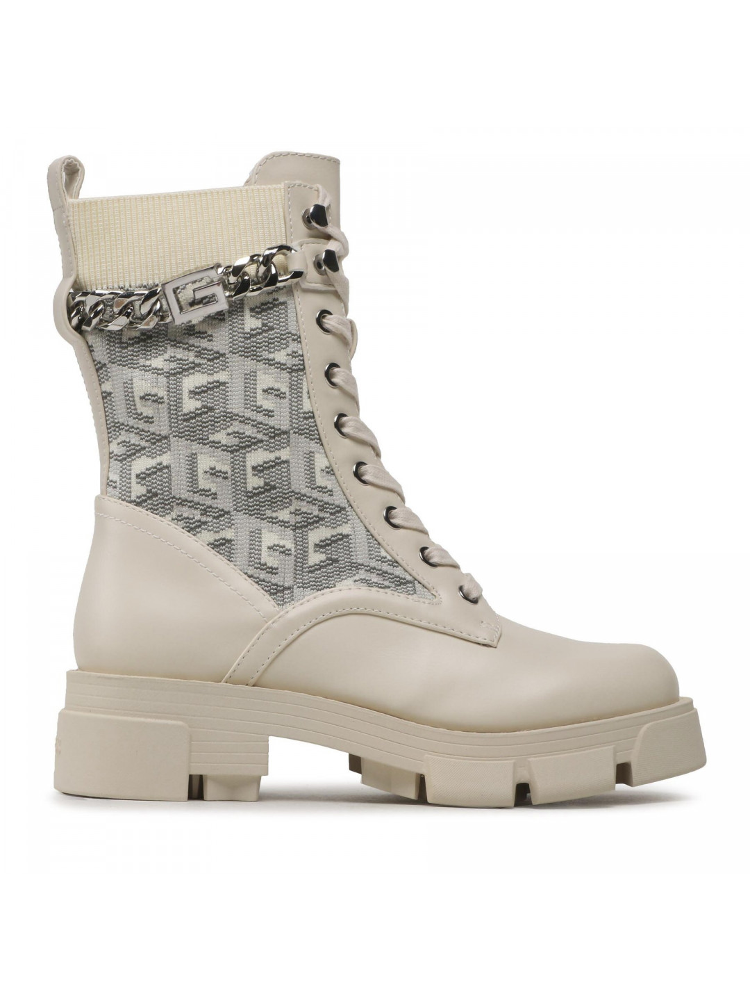 Polokozačky Guess Madiera FL7MDR ELE10 Béžová